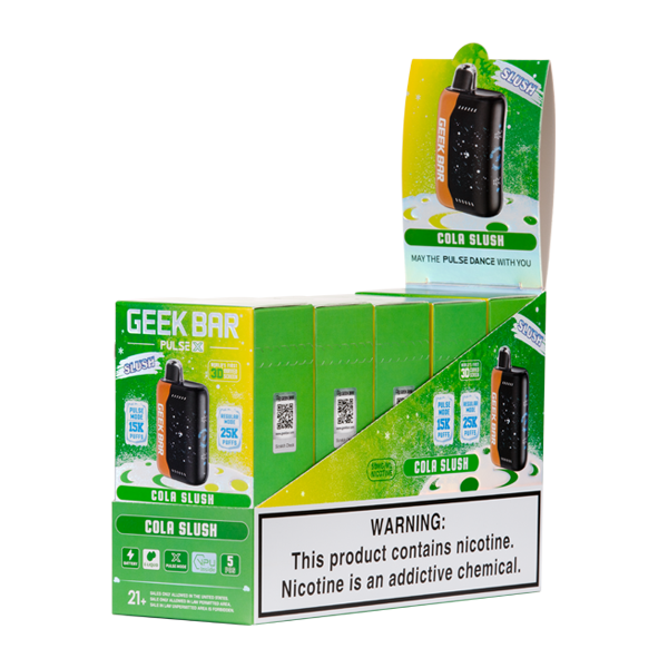 Cola Slush Geek Bar Pulse X 25K Slush Edition