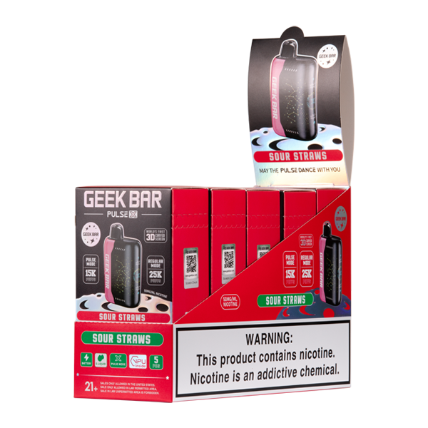 Sour Straws Geek Bar Pulse X 25K