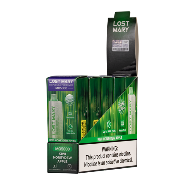 Kiwi Honeydew Apple Lost Mary MO5000 (Glitter Edition)