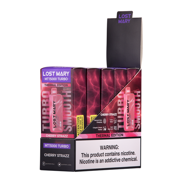 Cherry Strazz Lost Mary MT15000 Turbo
