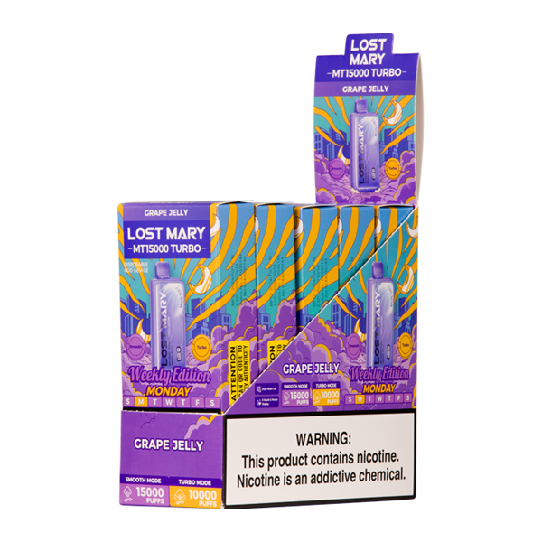 Grape Jelly Lost Mary MT15000 Turbo (Monday)