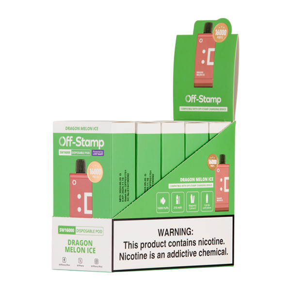Dragon Melon Ice OFF STAMP SW16000 Disposable