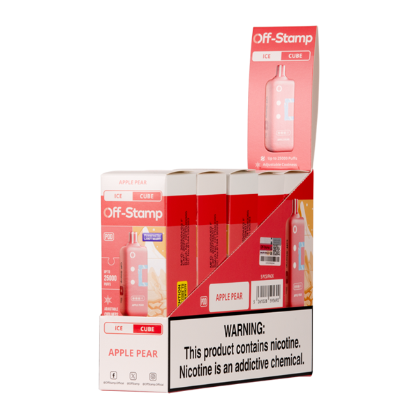 Apple Pear Ice Off Stamp Ice Cube