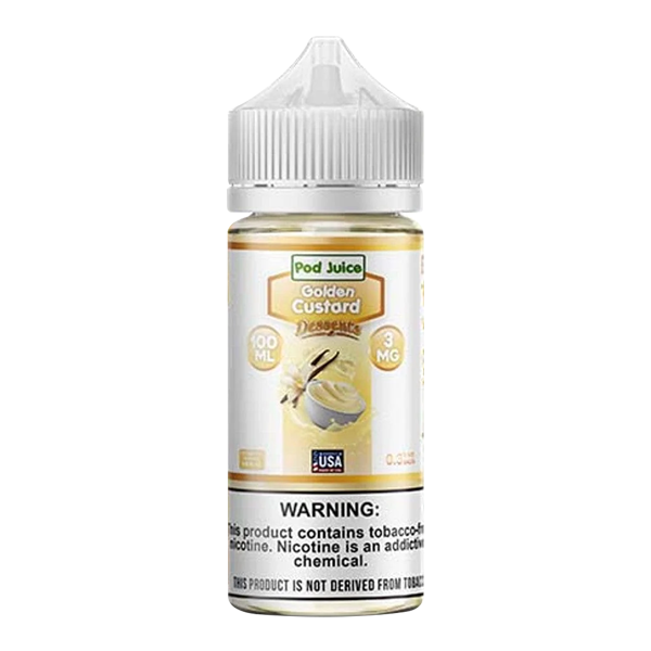 Golden Custard Pod Juice 100ml