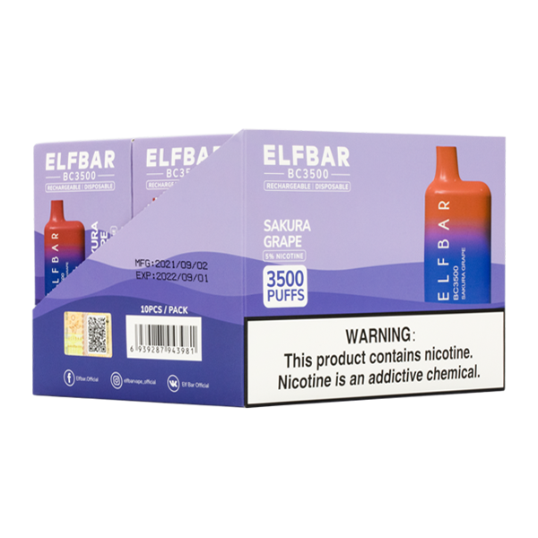 Sakura Grape Elf Bar 3500