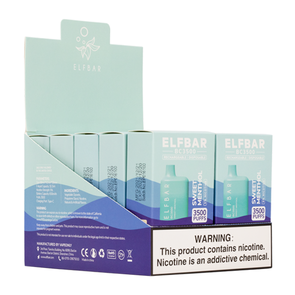 Sweet Menthol Elf Bar 3500