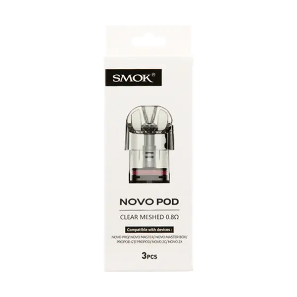 BUY 1 GET 1 FREE SMOK Novo Pods Clear | Vape Amazon India Smok