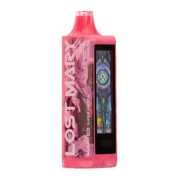BUY 1 GET 1 FREE Sour Strawberry Dragon Lost Mary MO20000 PRO Super Edition | Vape Mumbai