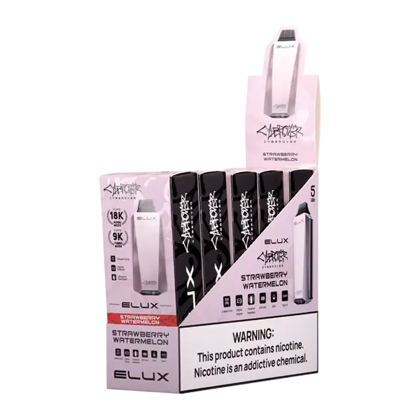 BUY 1 GET 1 FREE Strawberry Watermelon ELUX Cyberover | Vape Amazon India ELUX