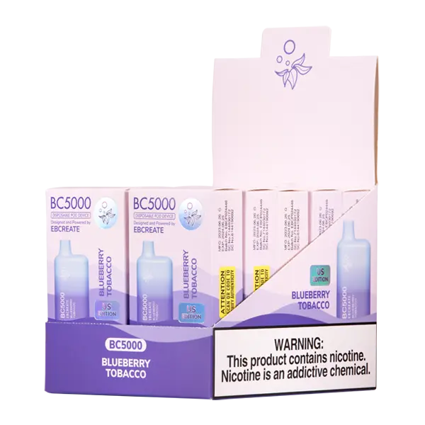 BUY 1 GET 1 FREE Blueberry Tobacco BC5000 | Vape Amazon India EBCREATE