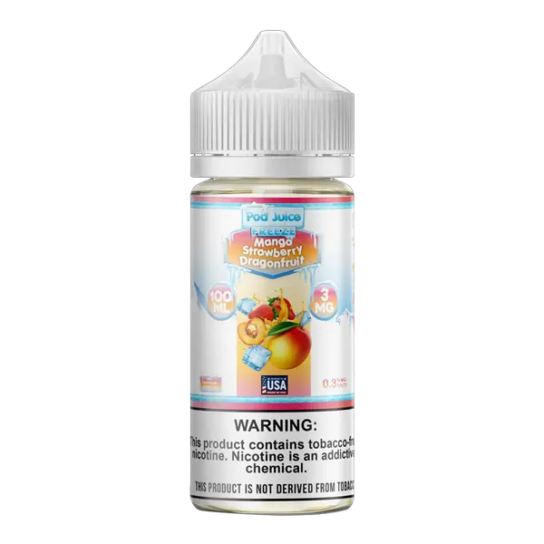 BUY 1 GET 1 FREE Mango Strawberry Dragonfruit Freeze Pod Juice 100ml | Vape Amazon India