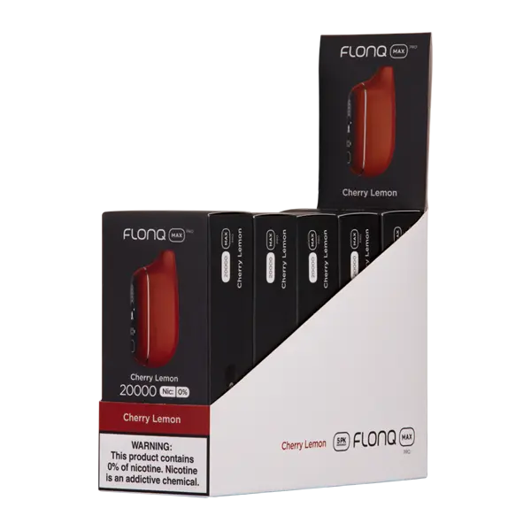 BUY 1 GET 1 FREE Cherry Lemon FLONQ Max Pro ZERO | Vape Amazon India Flonq