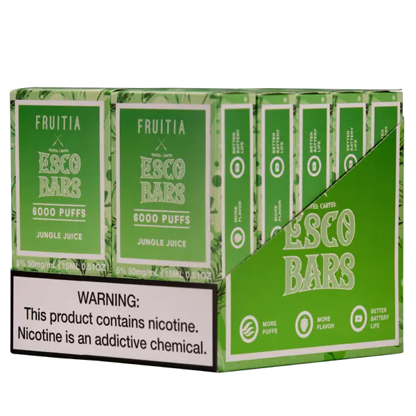 BUY 1 GET 1 FREE Jungle Juice Esco Bar 6000 | Vape Amazon India Esco Bar