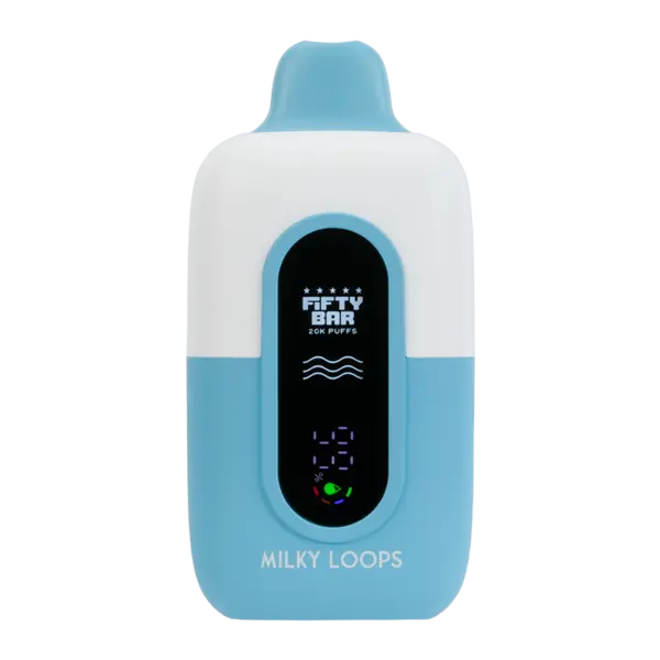 BUY 1 GET 1 FREE Milky Loops Fifty Bar 20K (Nixodine) | Vape Amazon India