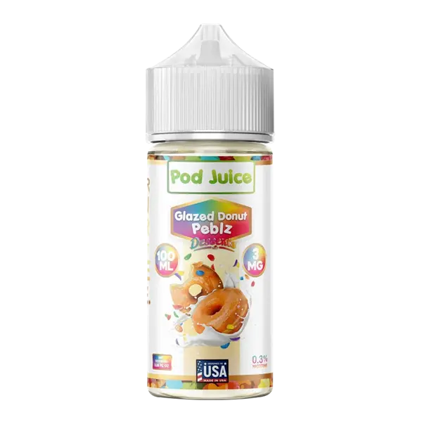 BUY 1 GET 1 FREE Glazed Donut Pebz Pod Juice 100ml | Vape Mumbai