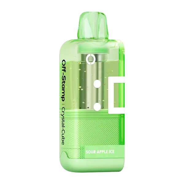 BUY 1 GET 1 FREE Sour Apple Ice Off Stamp X-Cube Disposable Crystal | Vape Mumbai