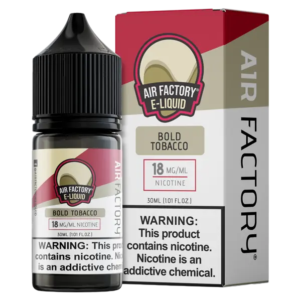 BUY 1 GET 1 FREE Bold Tobacco Air Factory Salt | Vape Mumbai