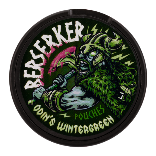 Odin's Wintergreen BERSERKER Caffeine Pouches