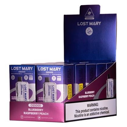 Blueberry Raspberry Peach Lost Mary OS5000 Luster