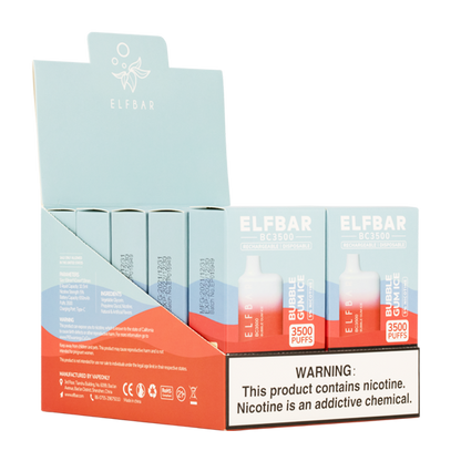 Bubble Gum Ice Elf Bar 3500