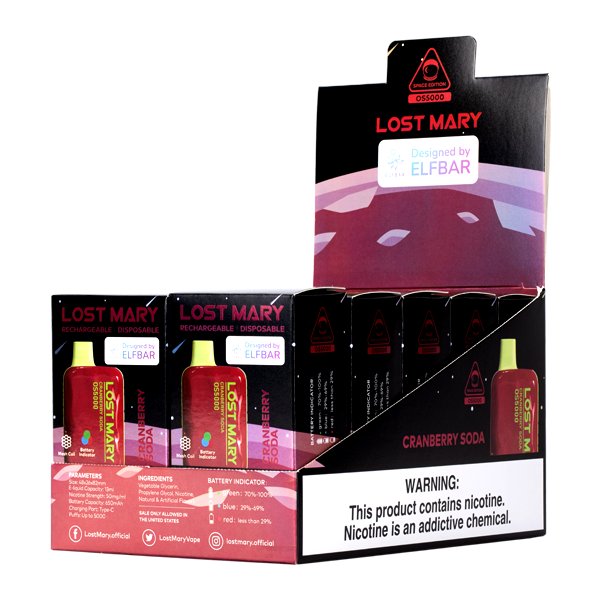 Cranberry Soda Lost Mary OS5000