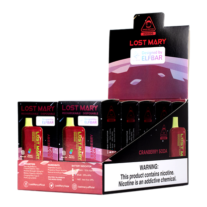Cranberry Soda Lost Mary OS5000