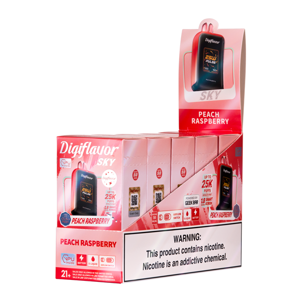 Peach Raspberry Digiflavor Sky