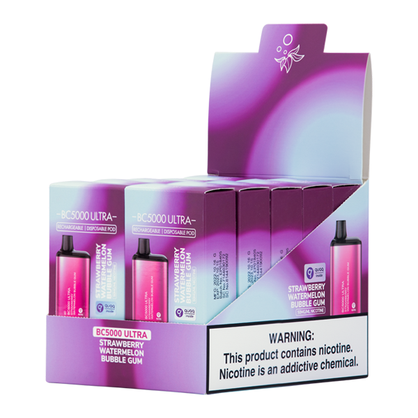 Strawberry Watermelon Bubble Gum BC5000 Ultra