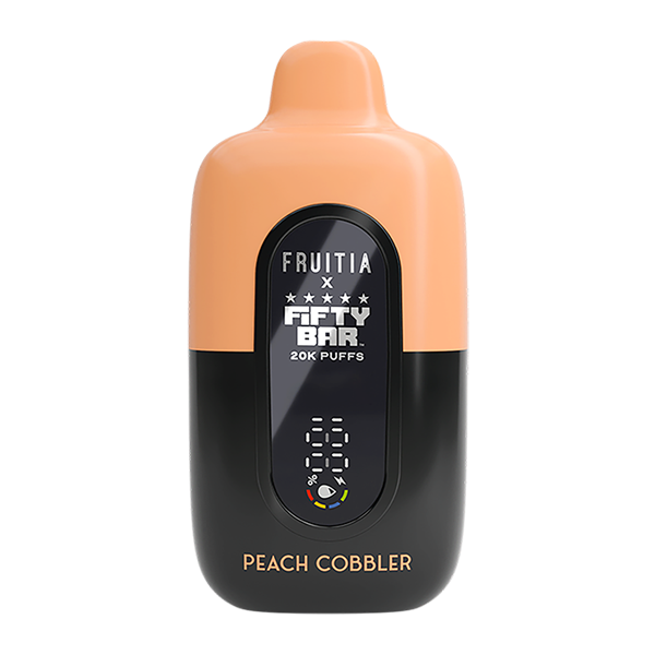 Peach Cobbler FRUITIA X Fifty Bar 20K