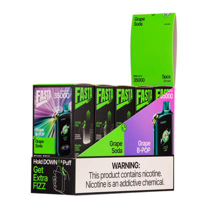 Grape B-Pop / Grape Soda FASTA Burrst 35000