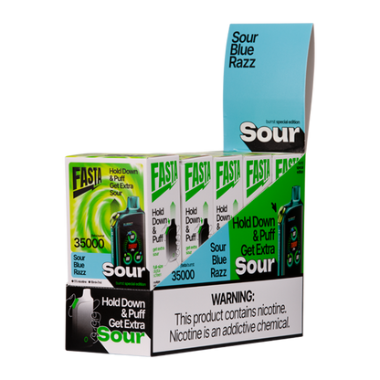 Sour Blue Razz FASTA Burrst 35000 (Sour Edition)