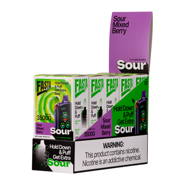 Sour Mixed Berry FASTA Burrst 35000 (Sour Edition)