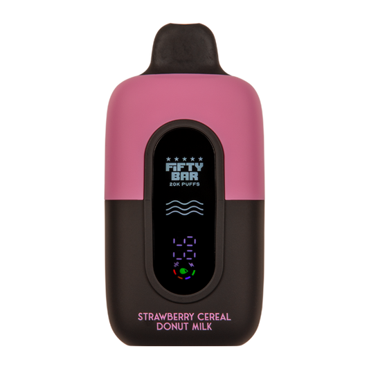 Strawberry Cereal Donut Milk Fifty Bar 20K