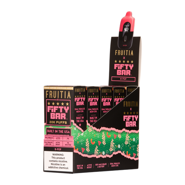 Berry Pop FRUITIA X Fifty Bar 20K