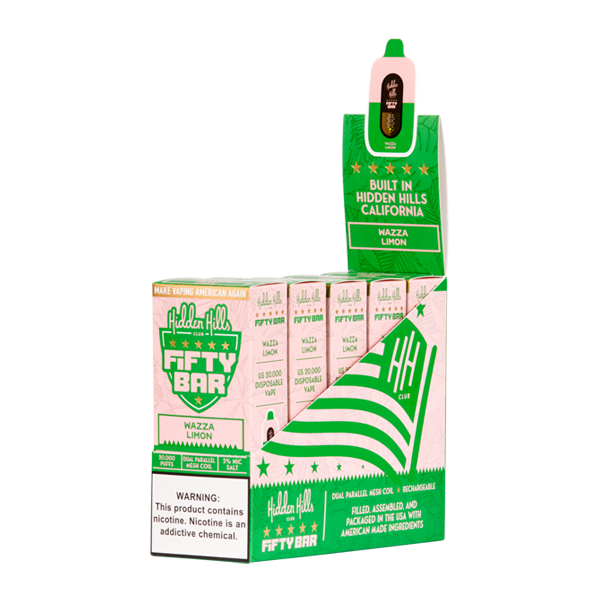 Wazza Limon Hidden Hills X Fifty Bar