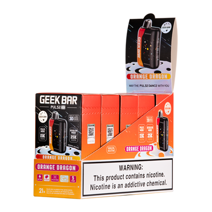 Orange Dragon Geek Bar Pulse X 25K