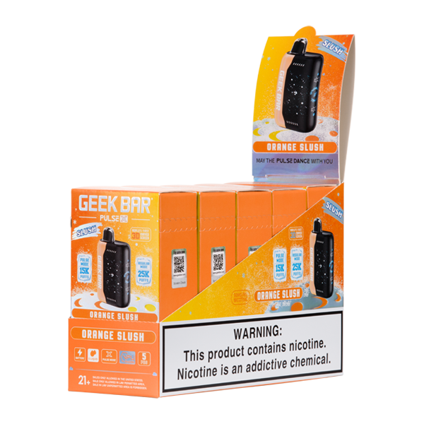 Orange Slush Geek Bar Pulse X 25K Slush Edition