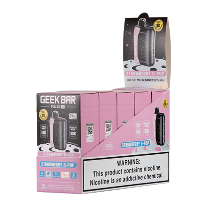 Strawberry B-Pop Geek Bar Pulse X 25k