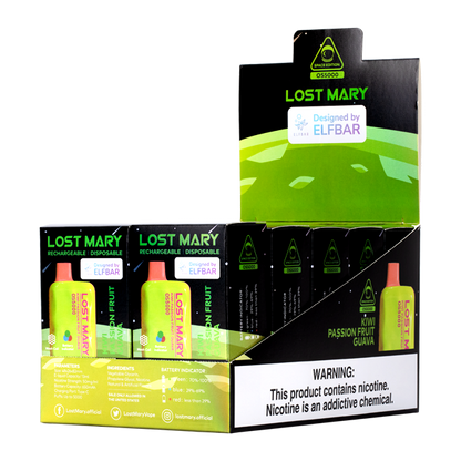 Kiwi Passion Fruit Guava Lost Mary OS5000