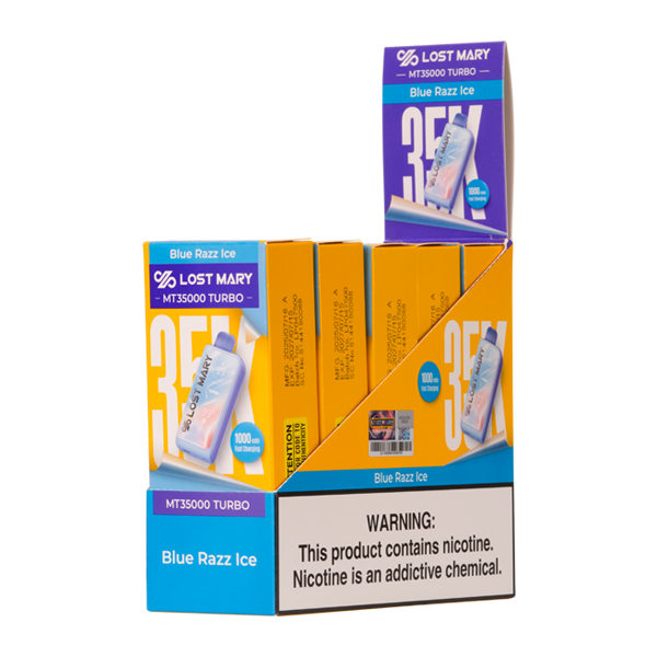 Blue Razz Ice Lost Mary MT35K Turbo