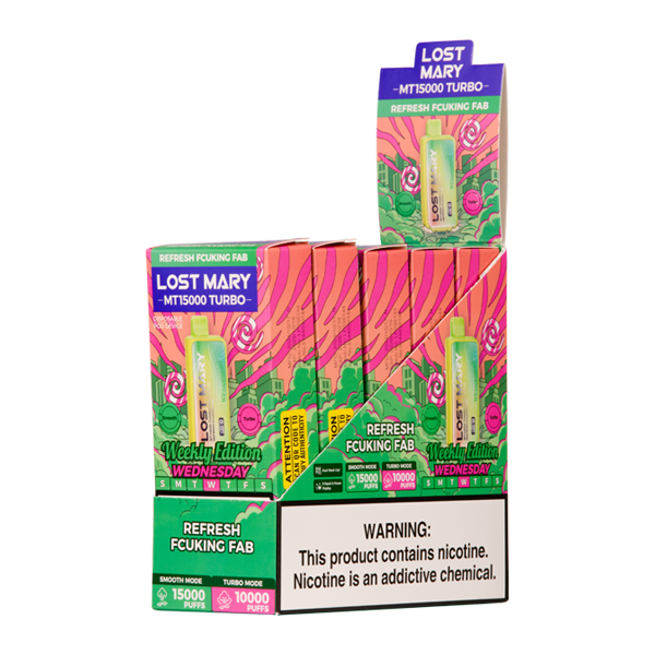 Refresh Fcuking Fab Lost Mary MT15000 Turbo (Wednesday)