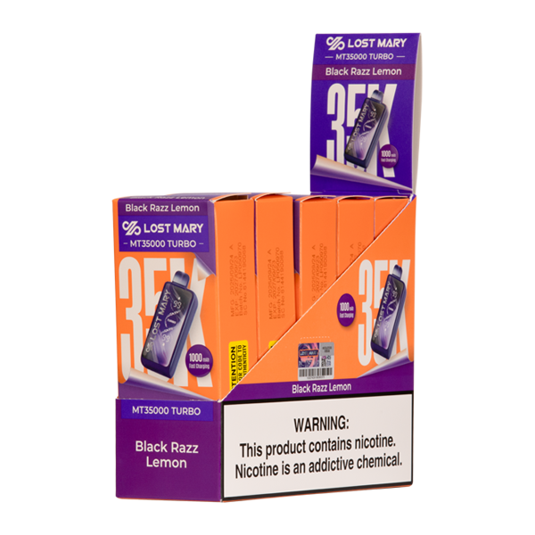 Black Razz Lemon Lost Mary MT35K Turbo