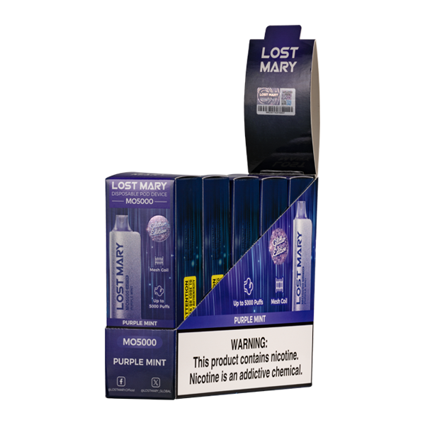 Purple Mint Lost Mary MO5000 (Glitter Edition)