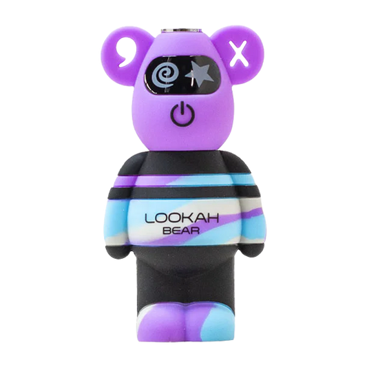 Purple Tie Dye LOOKAH Bear Battery Limited Edition