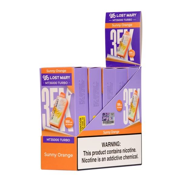 Sunny Orange Lost Mary MT35K Turbo