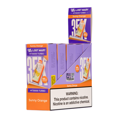 Sunny Orange Lost Mary MT35K Turbo