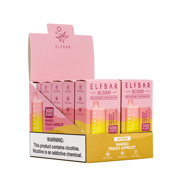 Mango Peach Apricot Elf Bar 5000