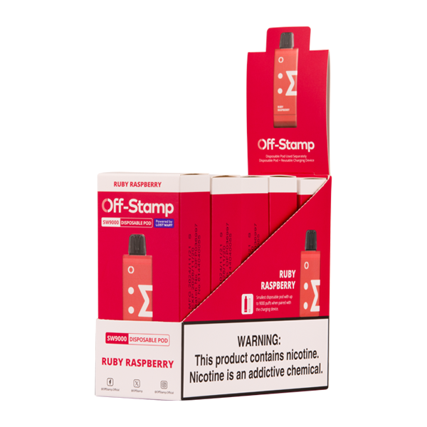 Ruby Raspberry Off Stamp SW9000 Disposable