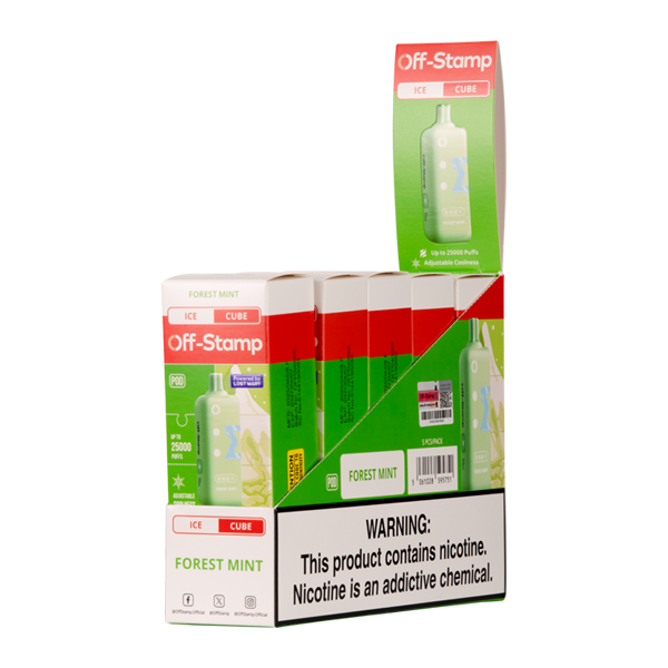 Forest Mint Ice Off Stamp Ice Cube