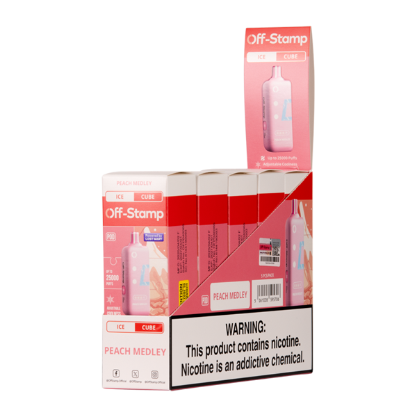 Peach Medley Ice Off Stamp Ice Cube